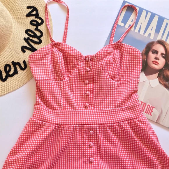 Urban Outfitters Pants - UO Raspscallion by Samantha Pleet Gingham Romper